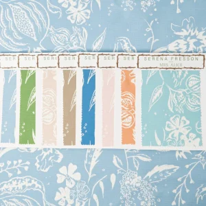 Best Sale Chelsea Square Fabric Serena Fresson Fabrics