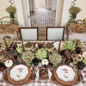 Fashion Chocolate Velvet Mini Bows (Set Of 4) Napkin Rings, Bows & Wreaths