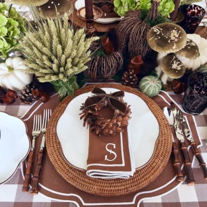 Fashion Chocolate Velvet Mini Bows (Set Of 4) Napkin Rings, Bows & Wreaths