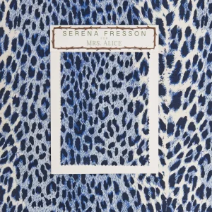 Sale Cobalt Blue Leopard Fabric Serena Fresson Fabrics