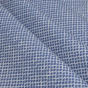 Best Cobalt Blue Lotus Flower Fabric Serena Fresson Fabrics