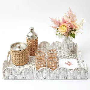 Fashion Coral Linen Cocktail Napkins (Set Of 4) Napkins