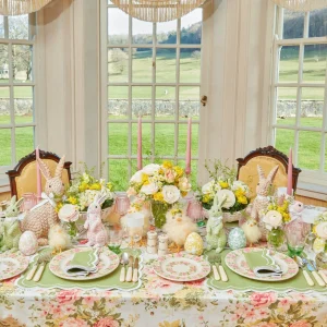 Store Dahlia Garland Dinner & Starter Plates (Set Of 8) Crockery Sets