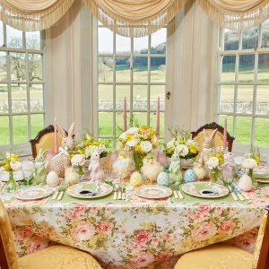 Store Dahlia Garland Dinner & Starter Plates (Set Of 8) Crockery Sets