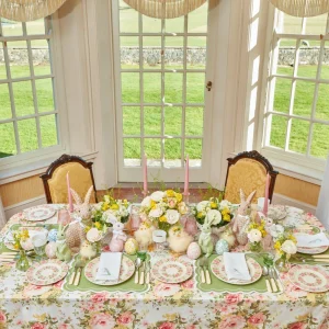 Store Dahlia Garland Dinner & Starter Plates (Set Of 8) Crockery Sets