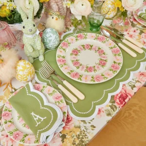 Clearance Dahlia Garland Dinner Plate Dinner Plates