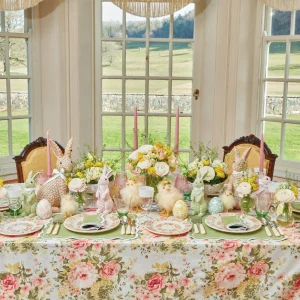 Clearance Dahlia Garland Dinner Plate (Set Of 4) Crockery Sets