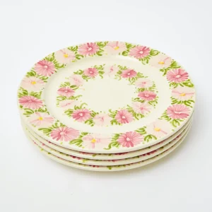 Clearance Dahlia Garland Dinner Plate (Set Of 4) Crockery Sets