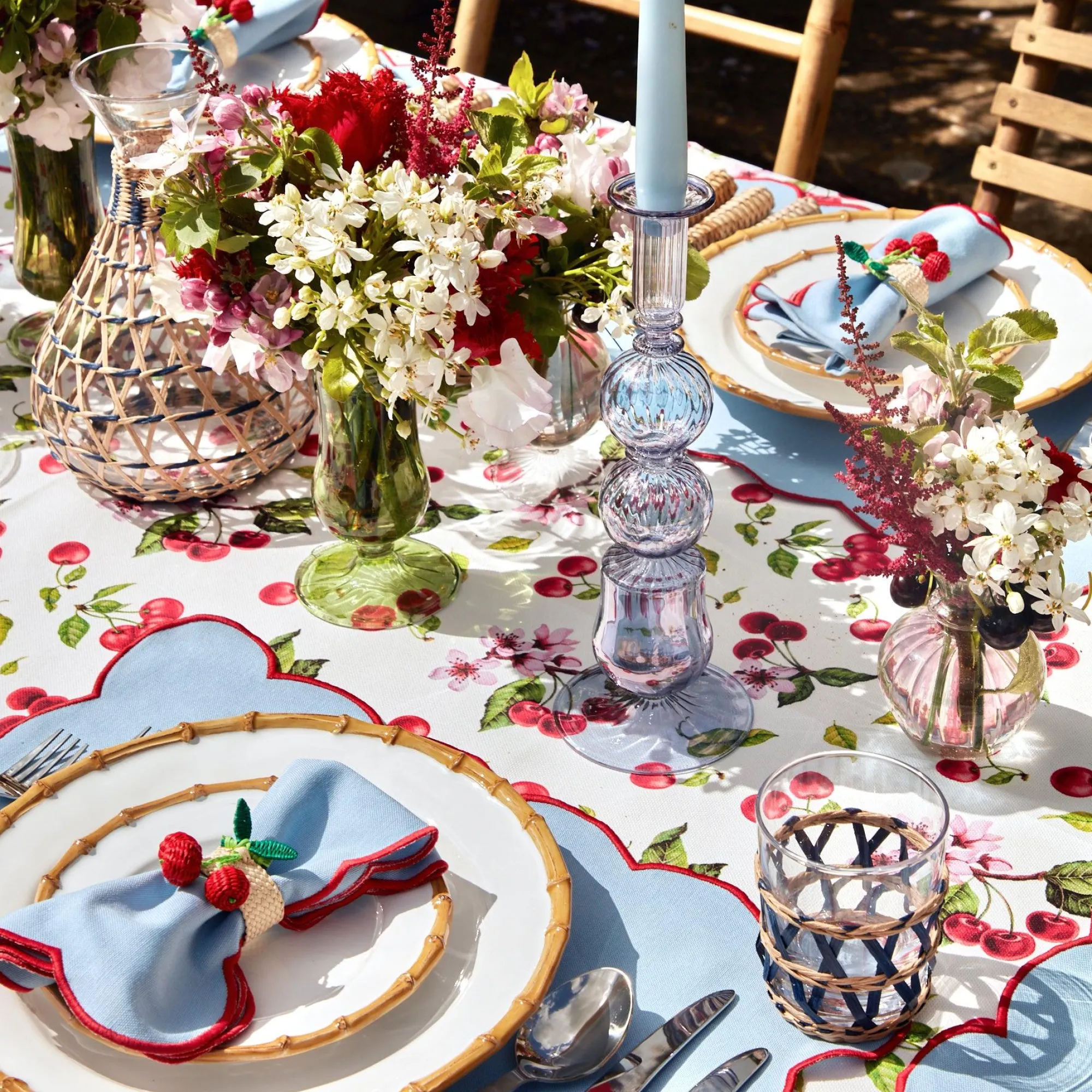 delphine_blue_candle_hold_10.webp Outlet Delphine Blue Candle Holders (Pair) Candle Holders