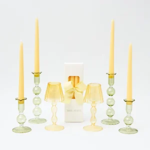 Fashion Eden Green & Yellow Candlescape Candle Holders