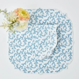 Online Edie Blue Coral Napkins (Set Of 4) Napkins