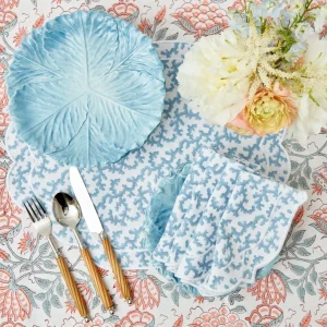 Online Edie Blue Coral Napkins (Set Of 4) Napkins