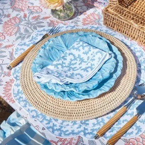 Hot Edie Blue Coral Placemats (Set Of 4) Placemats