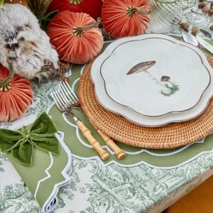 Fashion Edie Moss Green Napkins (Set Of 4) Napkins