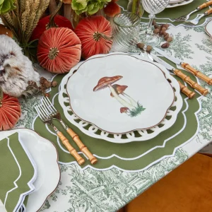 Fashion Edie Moss Green Napkins (Set Of 4) Napkins