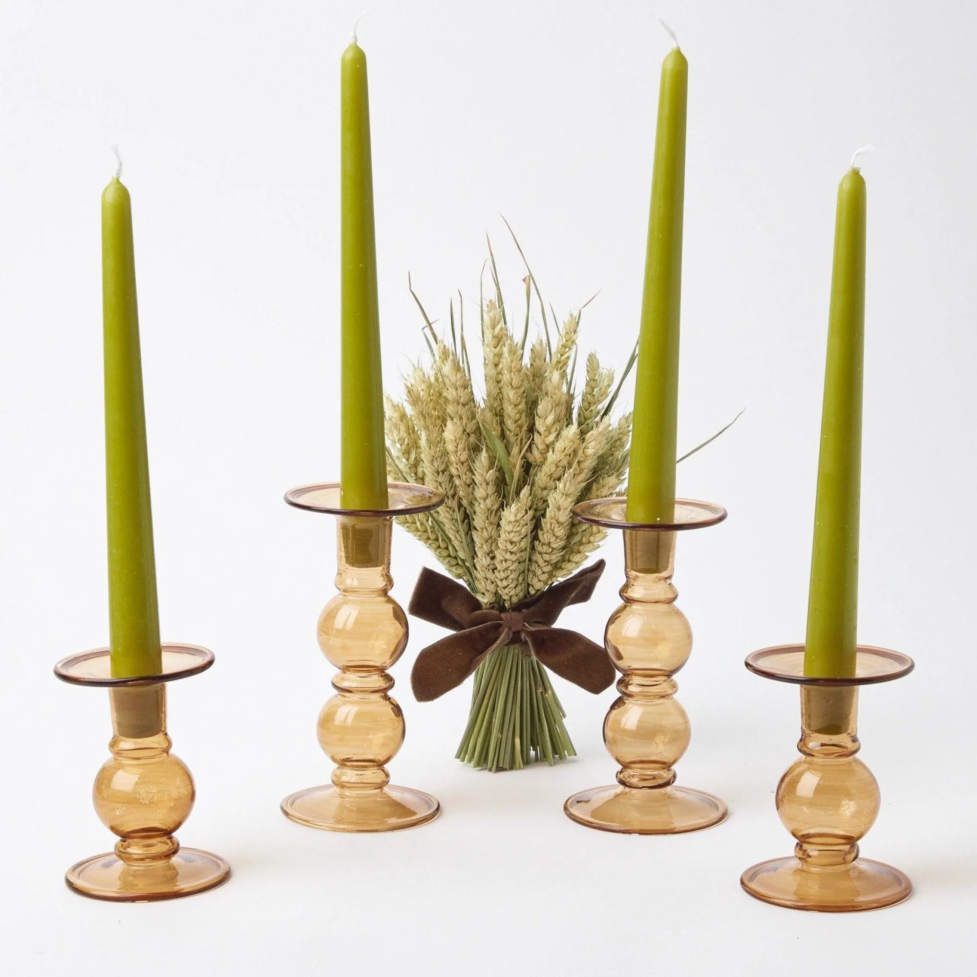 elise_small_amber_candle__10.webp Fashion Elise Small Amber Candle Holder (Pair) Candle Holders