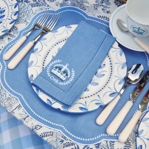 Flash Sale Eloise Blue Placemats & Coronation Napkins (Set Of 4) Table Linen Sets