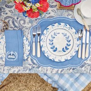 Flash Sale Eloise Blue Placemats & Coronation Napkins (Set Of 4) Table Linen Sets
