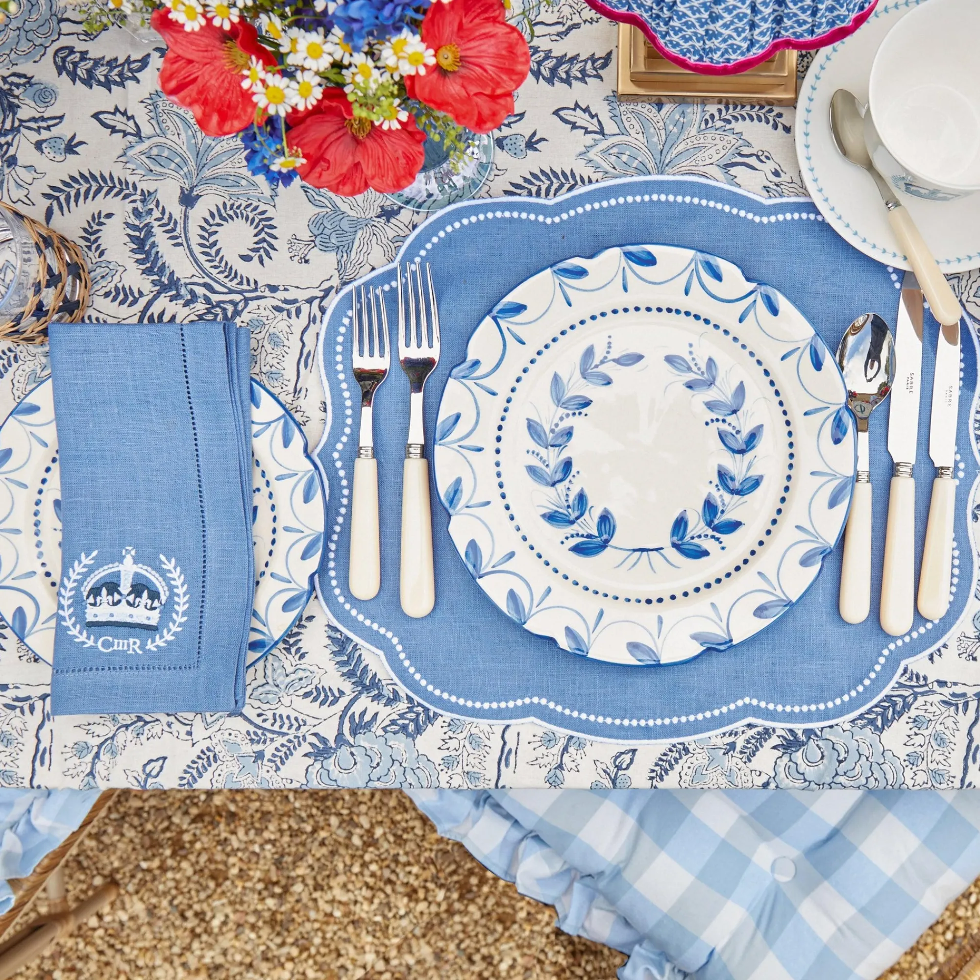 eloise_blue_placemats__co_21.webp Flash Sale Eloise Blue Placemats & Coronation Napkins (Set Of 4) Table Linen Sets