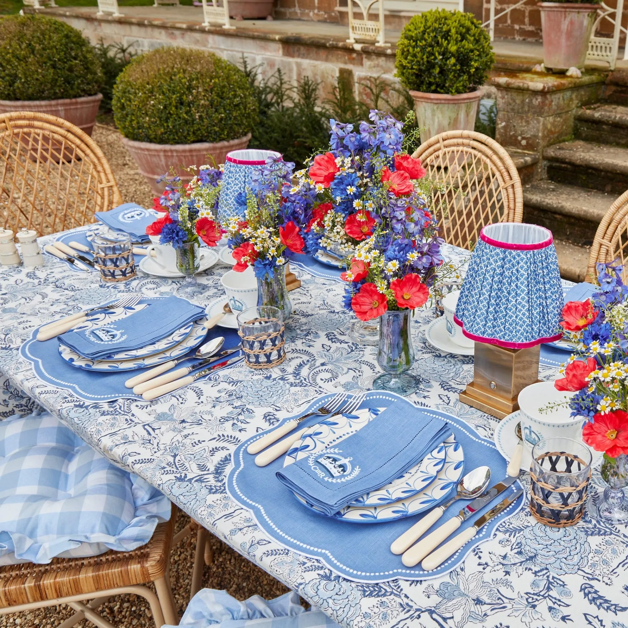 eloise_blue_placemats__co_6.webp Flash Sale Eloise Blue Placemats & Coronation Napkins (Set Of 4) Table Linen Sets