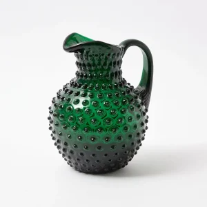 Discount Emerald Green Hobnail Jug Jugs