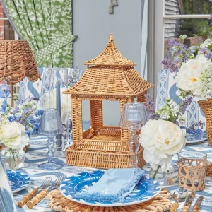Clearance Extra Large Natural Rattan Pagoda Lantern Pagodas & Lanterns