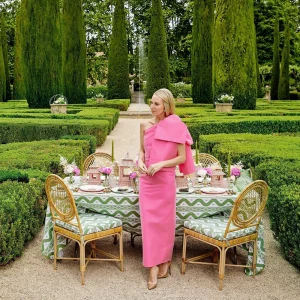 Fashion Fleur Pink Placemats & Napkins (Set Of 4) Table Linen Sets