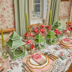 New Fleur Pink Placemats (Set Of 4) Placemats