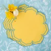 Hot Fleur Yellow Placemats (Set Of 4) Placemats
