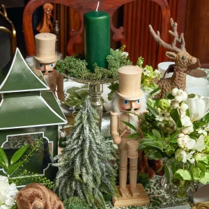 Fashion Forest Green Pillar Candles (Pair) Candles