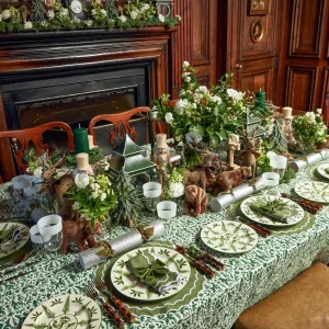 Fashion Forest Green Pillar Candles (Pair) Candles