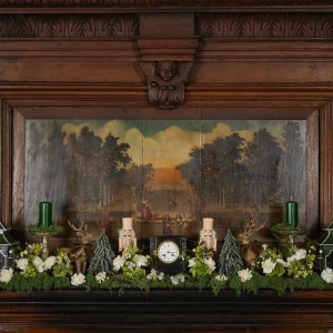 Fashion Forest Green Pillar Candles (Pair) Candles