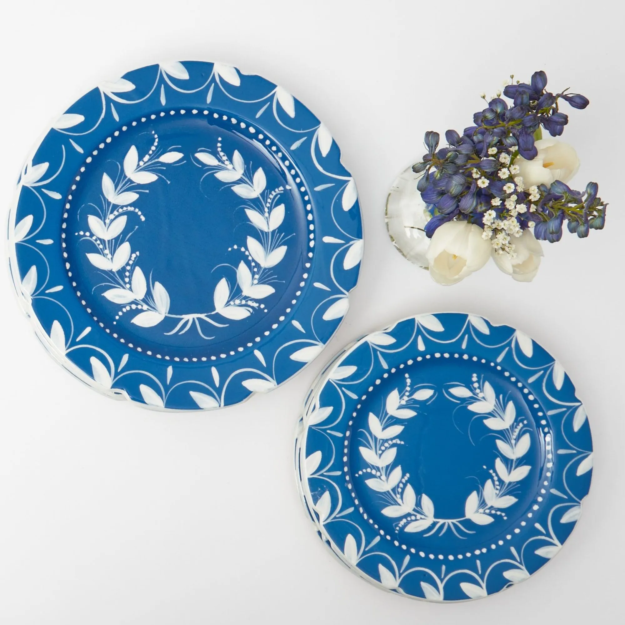 french_blue_garland_start_0-2.webp Best Sale French Blue Garland Starter Plate Starter Plates