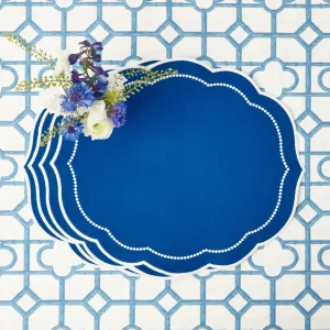 Sale Gabrielle Blue Placemats (Set Of 4) Placemats