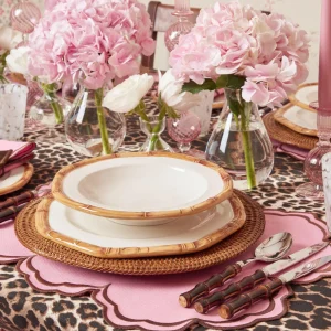 New Geometric Bamboo Bowl Bamboo Crockery