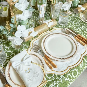 Discount Gold Garland Dinner Plates (Set Of 4) Dinner Plates
