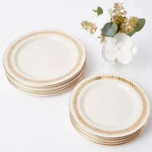 Online Gold Garland Dinner Plate Dinner Plates