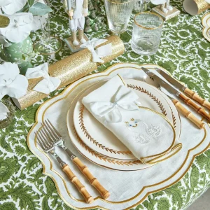 Discount Gold Garland Dinner Plates (Set Of 4) Dinner Plates
