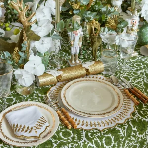 Discount Gold Garland Dinner Plates (Set Of 4) Dinner Plates