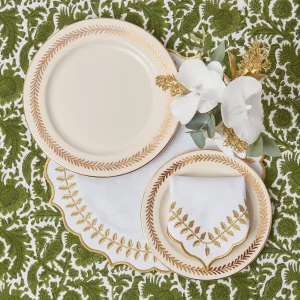 Discount Gold Garland Dinner Plates (Set Of 4) Dinner Plates