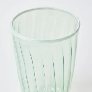 Online Green & White Rim Water Glasses (Set Of 4) Glasses