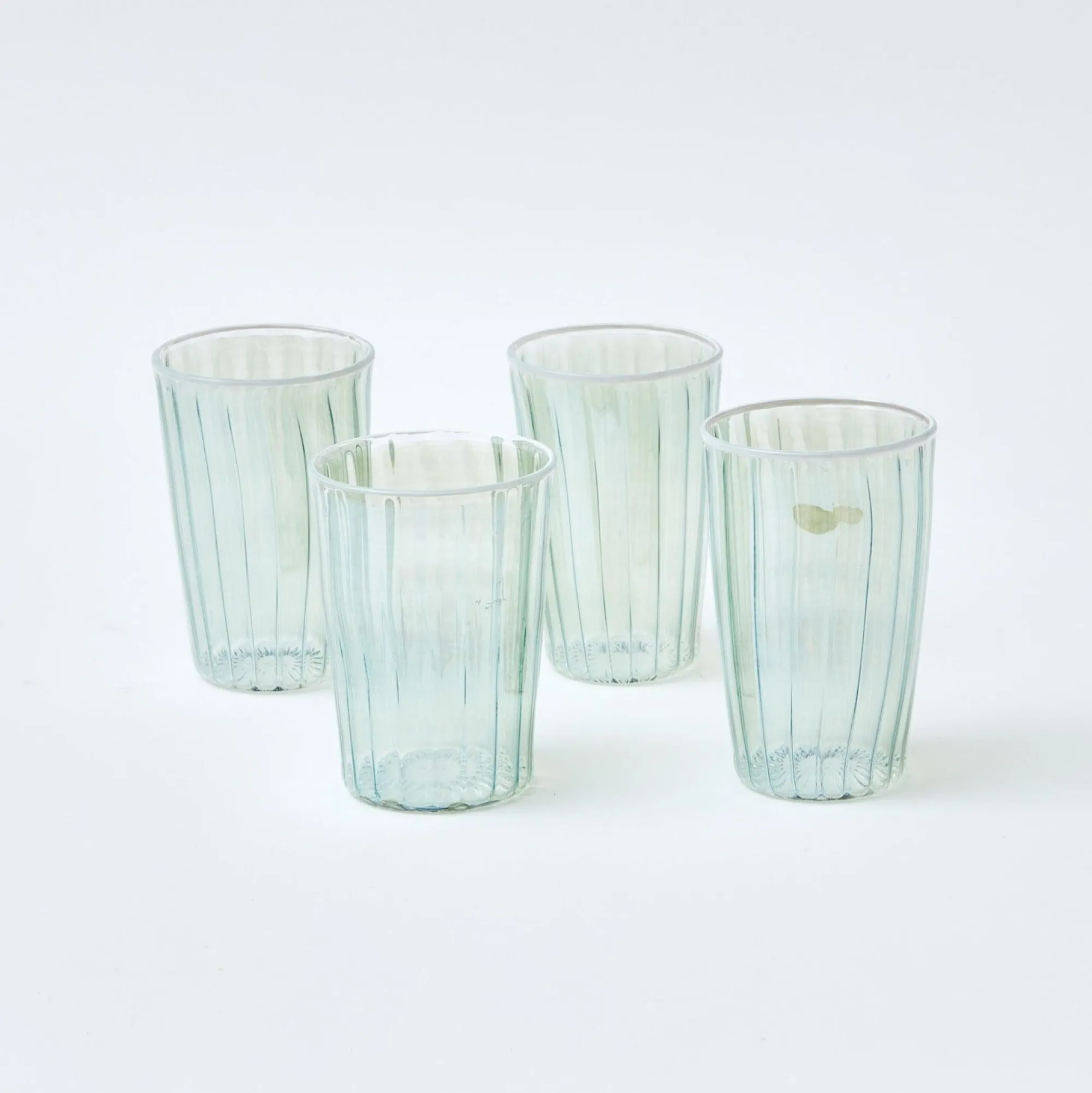 green__white_rim_water_gl_23.webp Online Green & White Rim Water Glasses (Set Of 4) Glasses