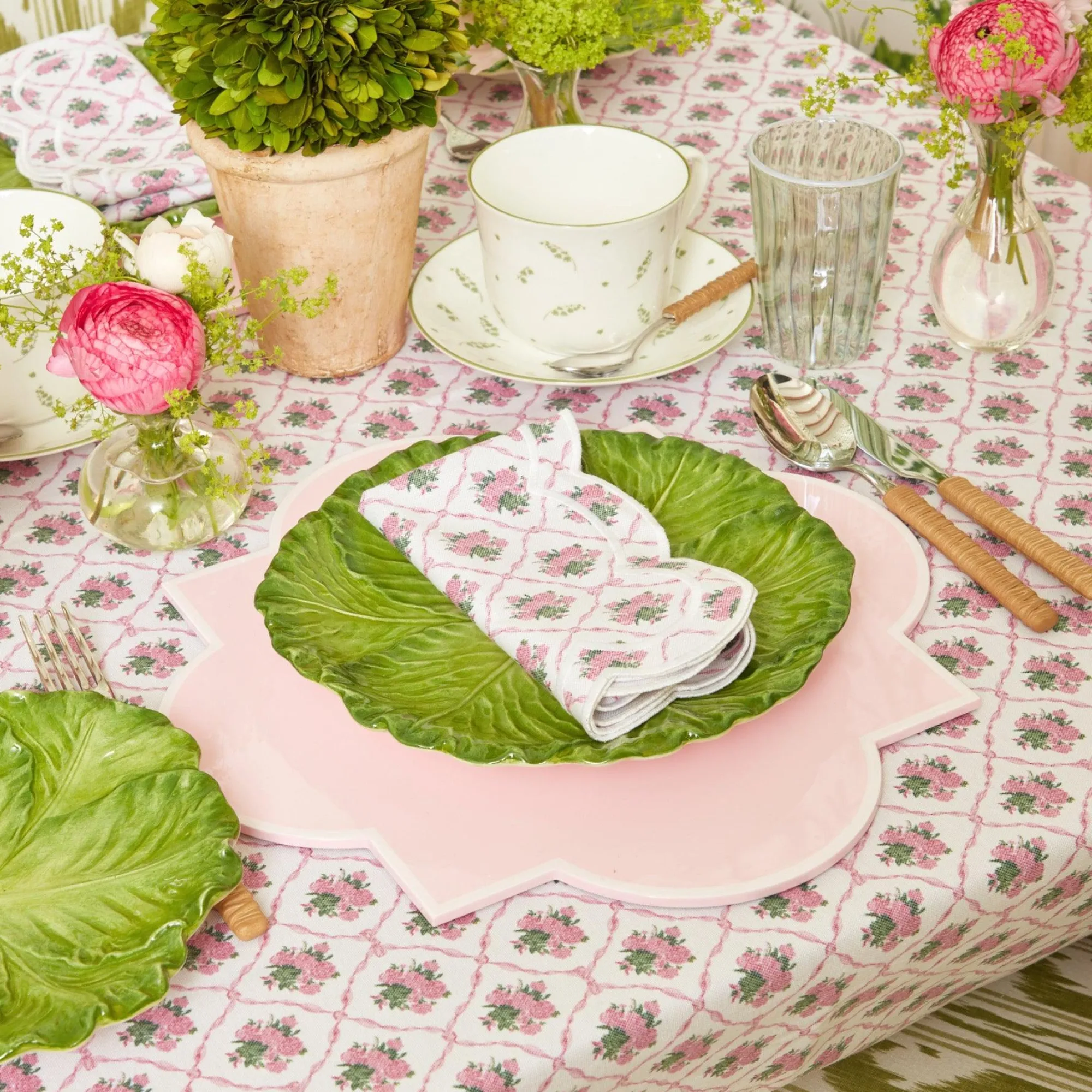 green__white_rim_water_gl_3.webp Online Green & White Rim Water Glasses (Set Of 4) Glasses