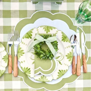 Best Green Applique Napkins (Set Of 4) Napkins