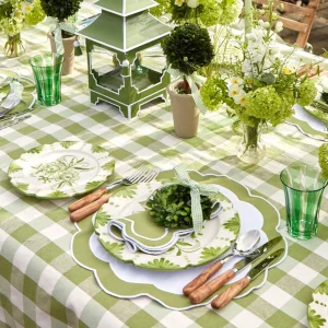 Best Green Applique Napkins (Set Of 4) Napkins