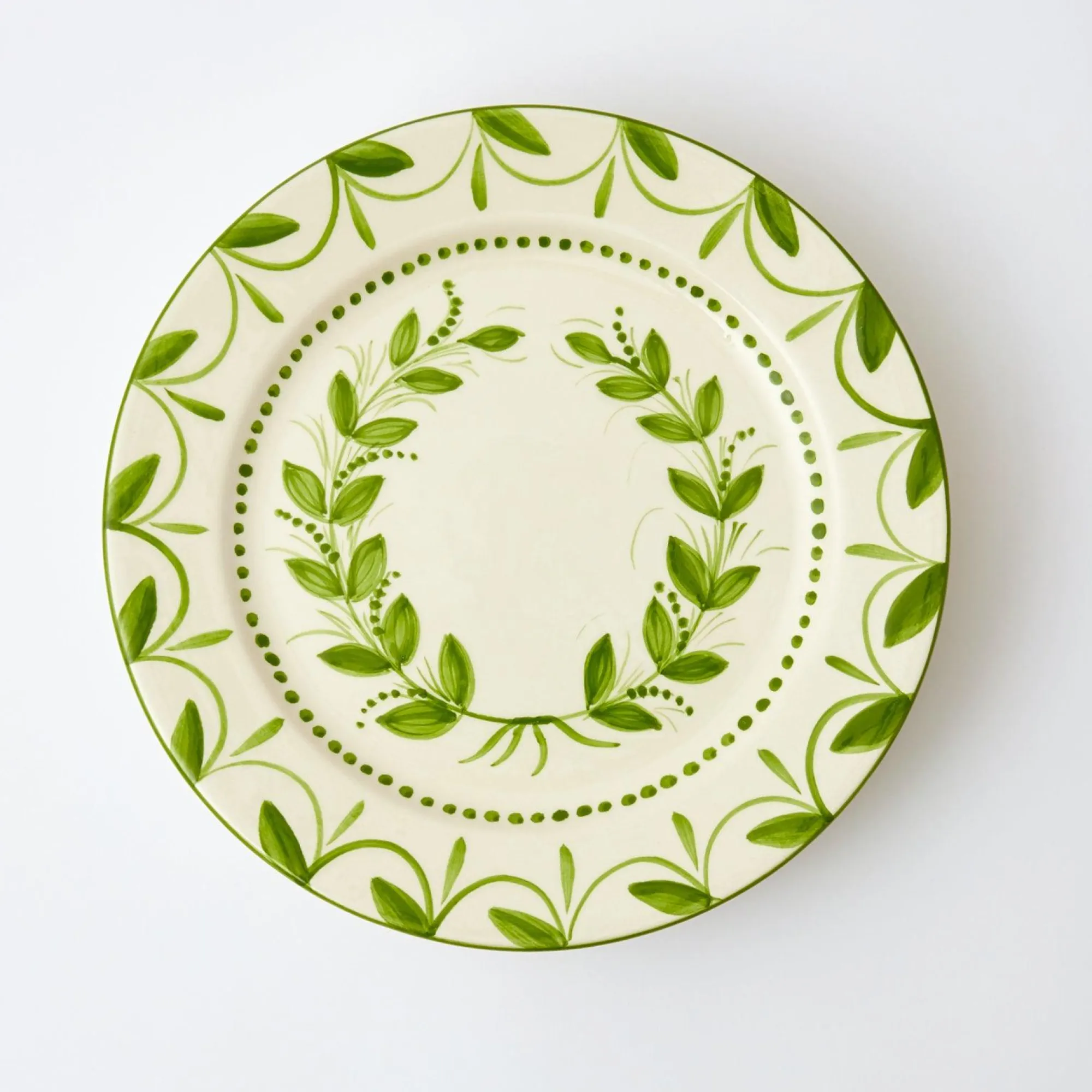green_garland_dinner_plat_0-2.webp Hot Green Garland Dinner Plate Dinner Plates