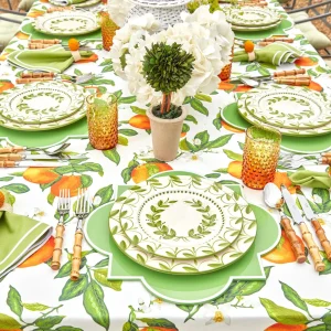 Hot Green Garland Dinner Plate Dinner Plates