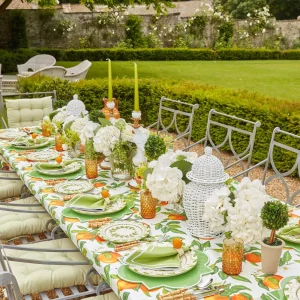 Hot Green Garland Dinner Plate Dinner Plates