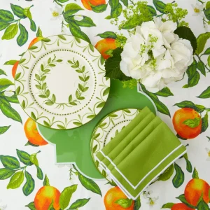 New Green Garland Dinner Plates (Set Of 4) Crockery Sets