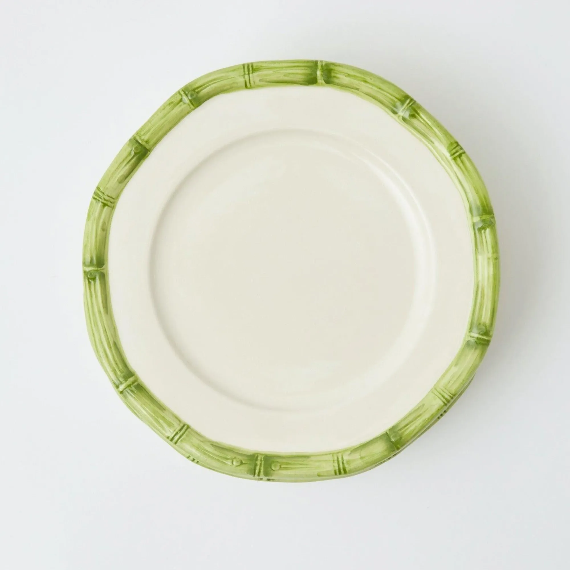 green_geometric_bamboo_st_5-1.webp Cheap Green Geometric Bamboo Starter Plate Bamboo Crockery